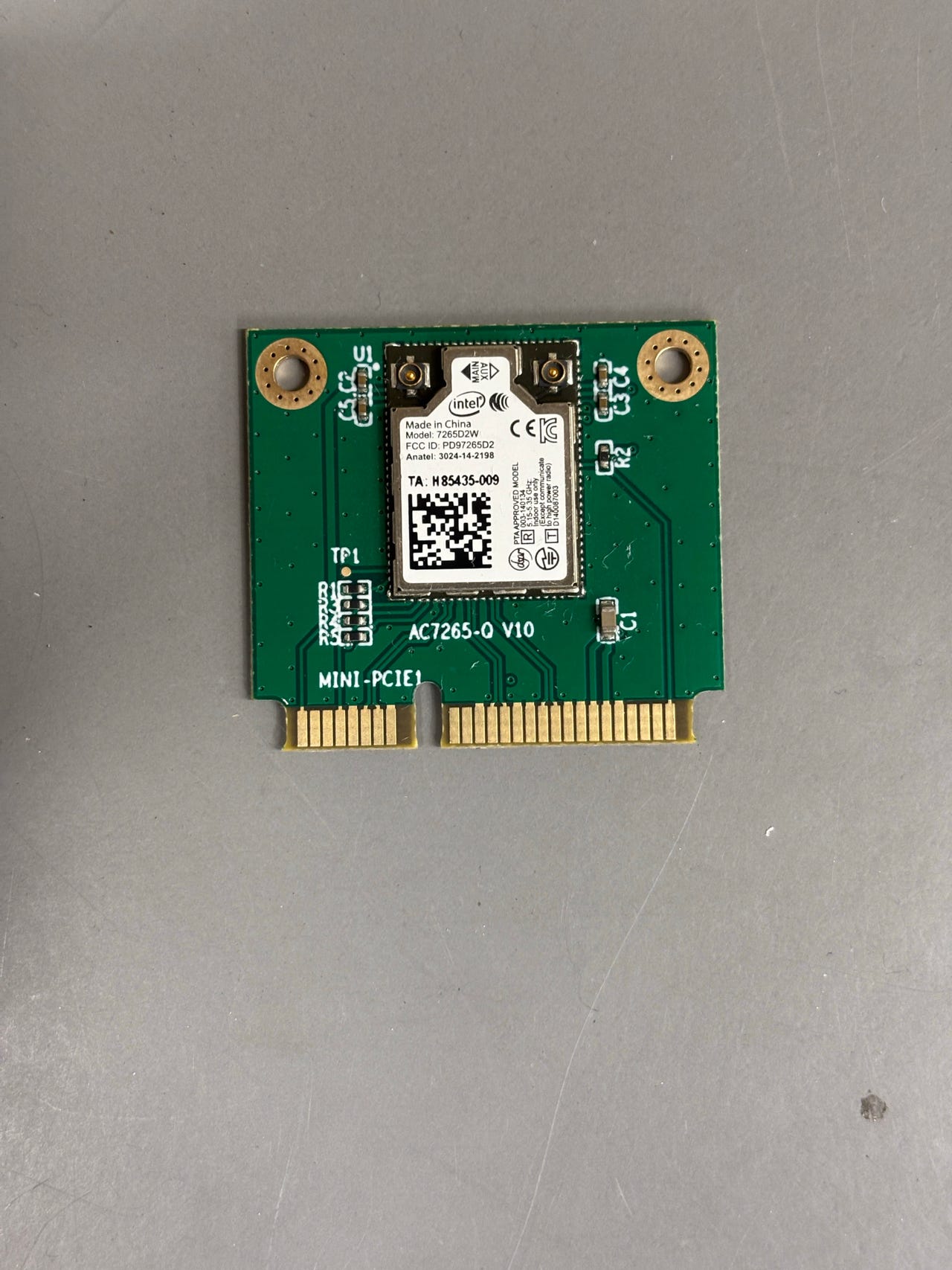 Mini PCIe -Wi-Fi verkkokortti
