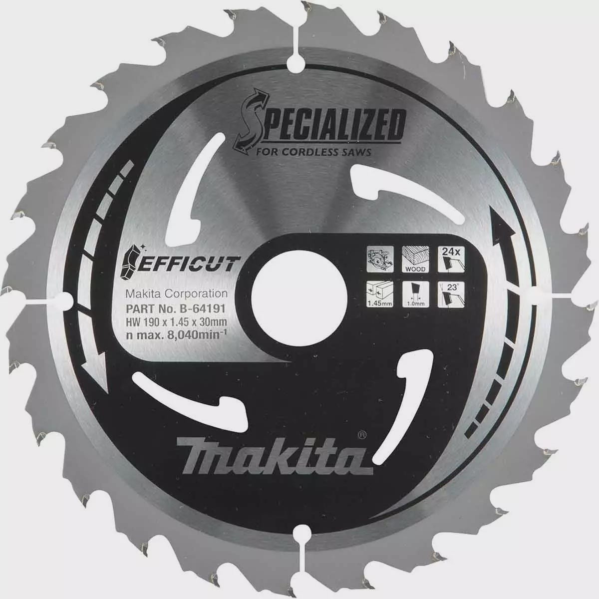 Makita Efficut Sirkkelinterä 190x1,45x30mm 24H
