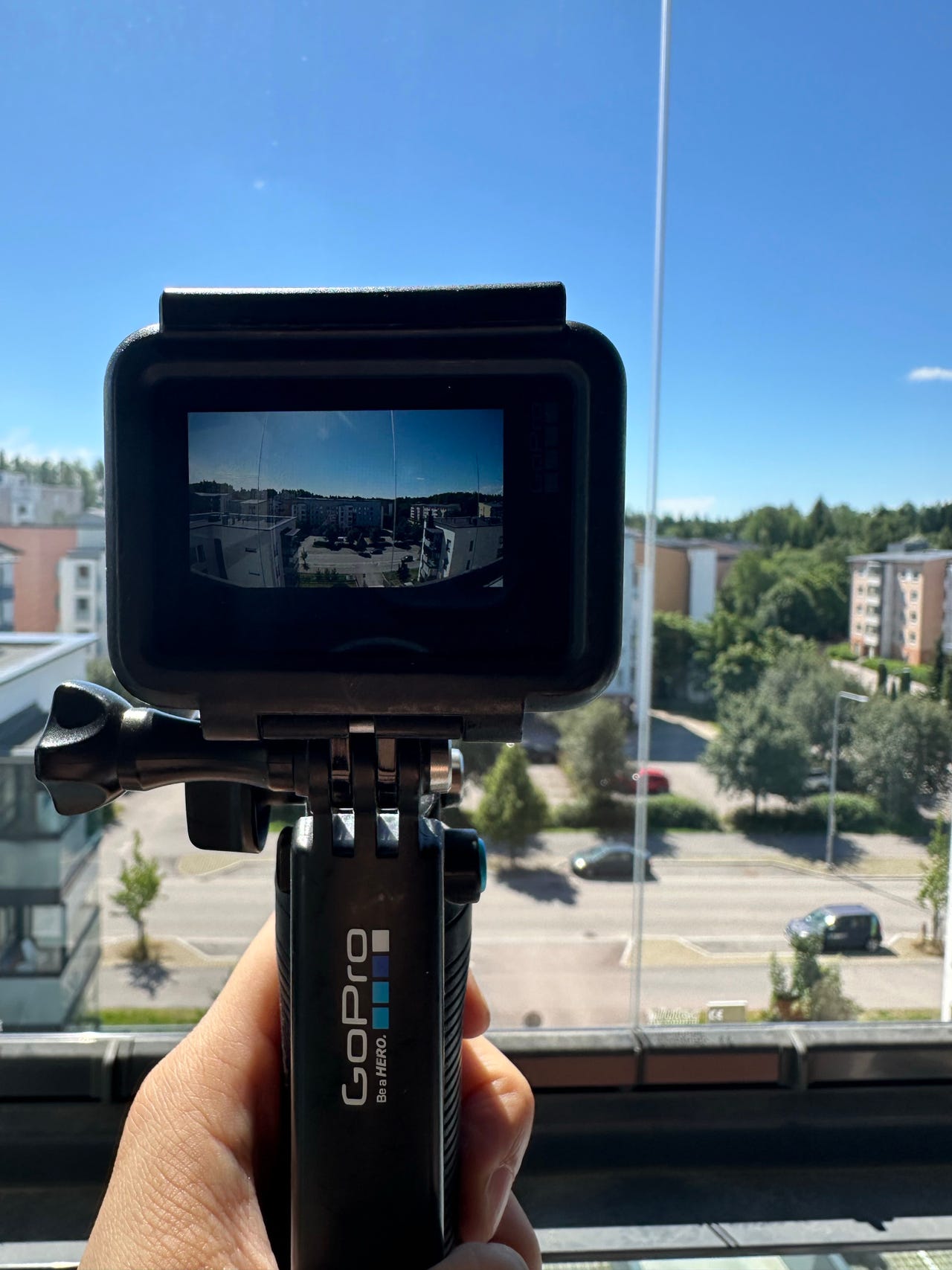 GoPro HERO5 Black + alkuperäinen 3-Way + kova kotelo + 16 GB kort