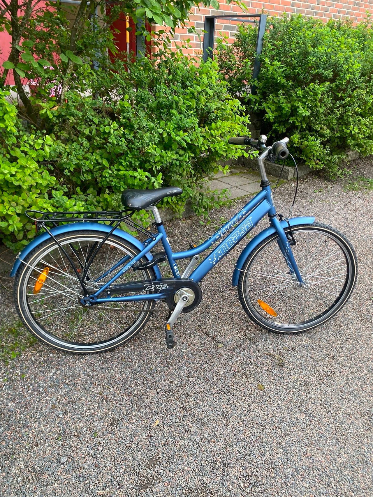 Nopsa jazzy lasten polkupyörä 24 sininen