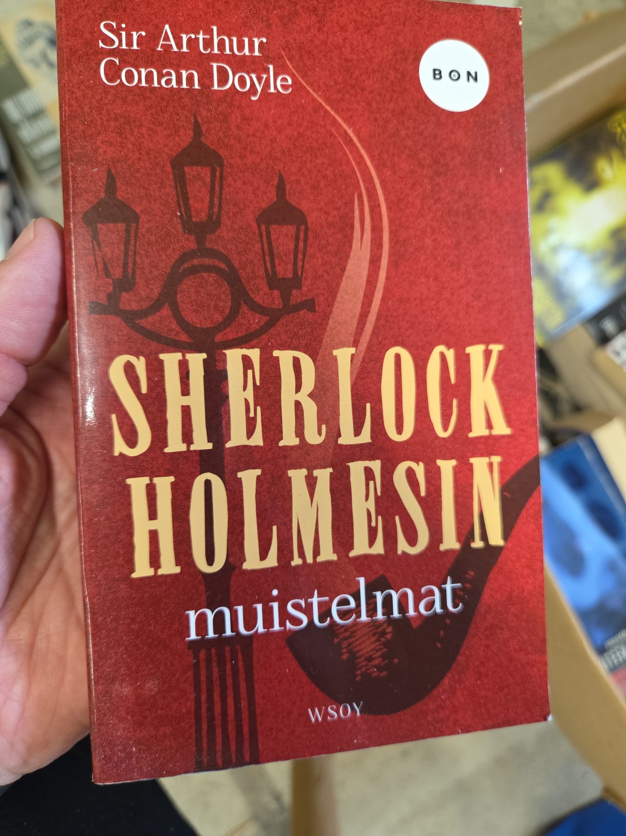 Sherlock Holmesin muistelmat pokkari WSOY