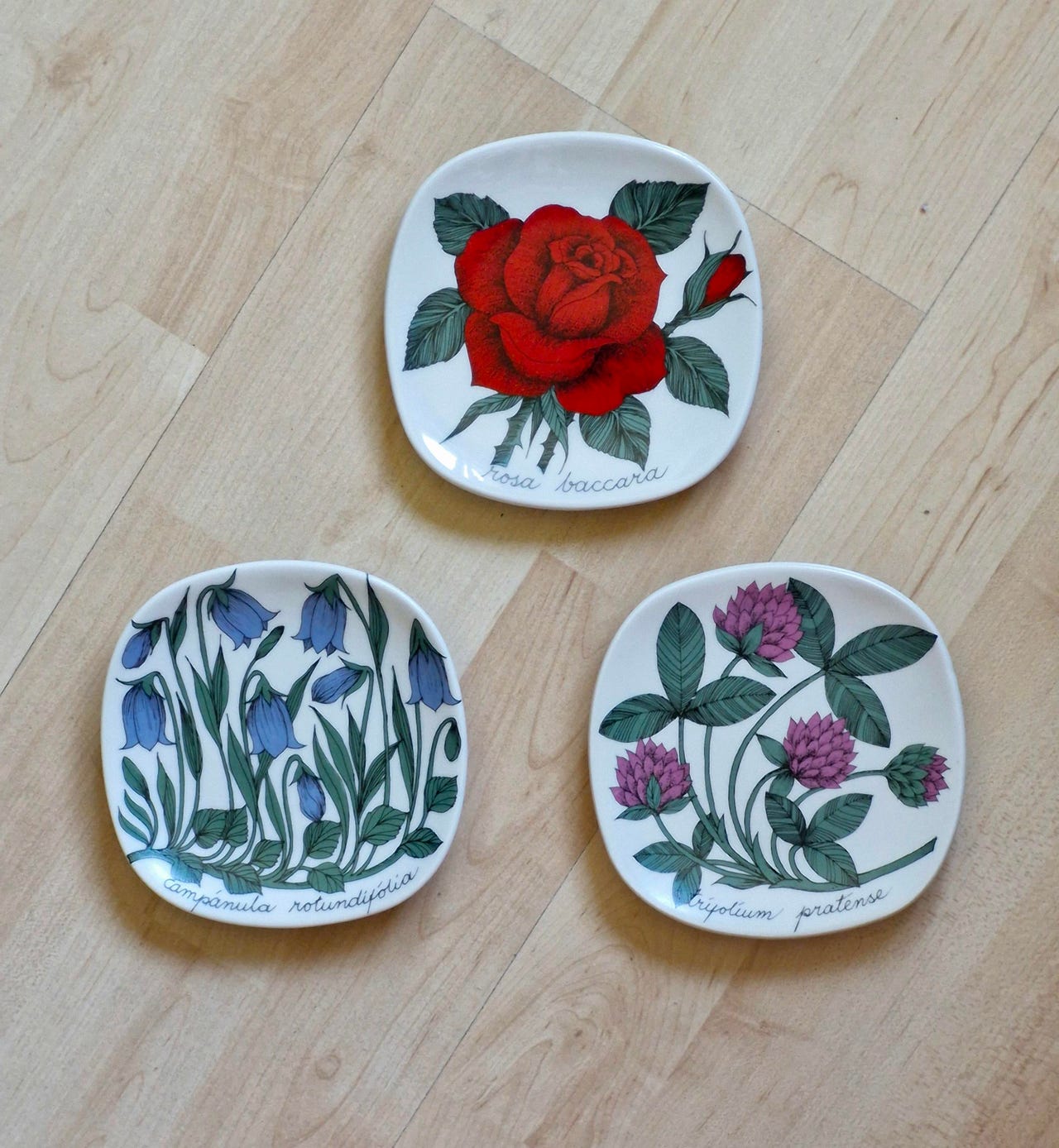 Arabia Botanica -sarjan keräilylautaset 3kpl