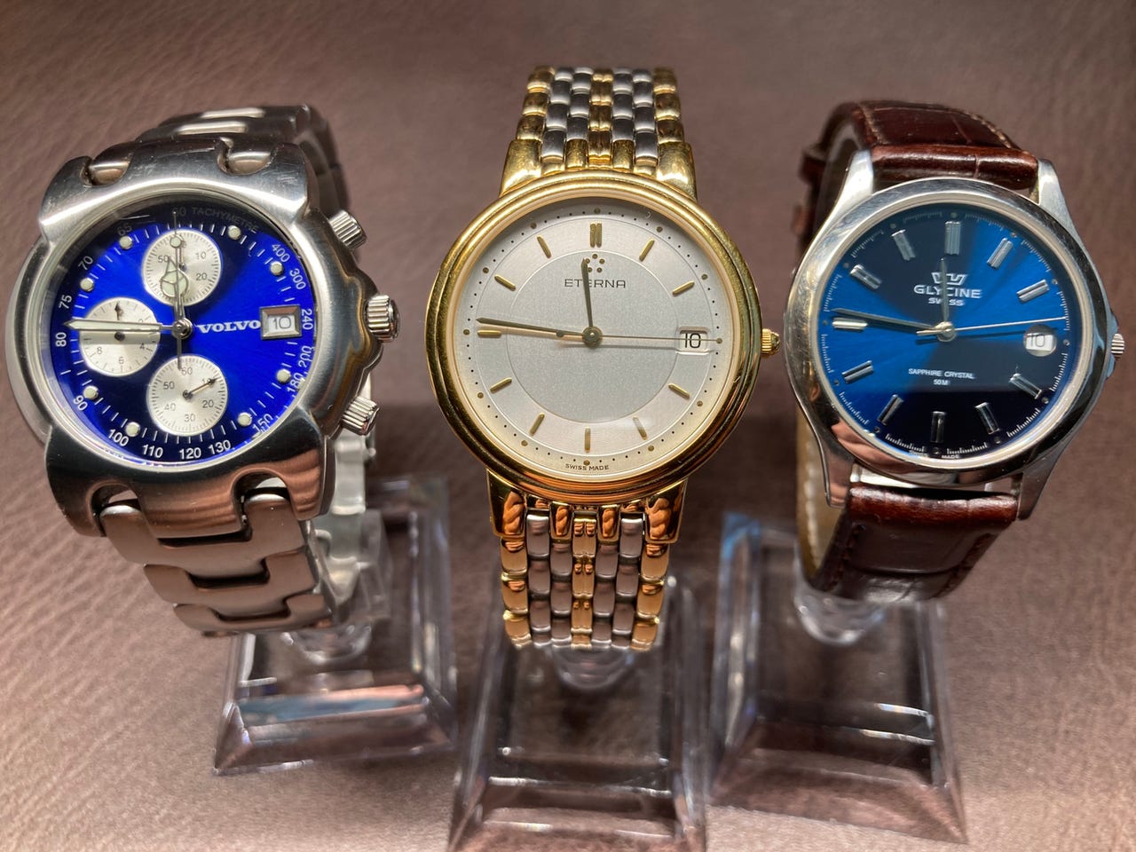 Eterna, Glycine ja Volvo chrono kellot