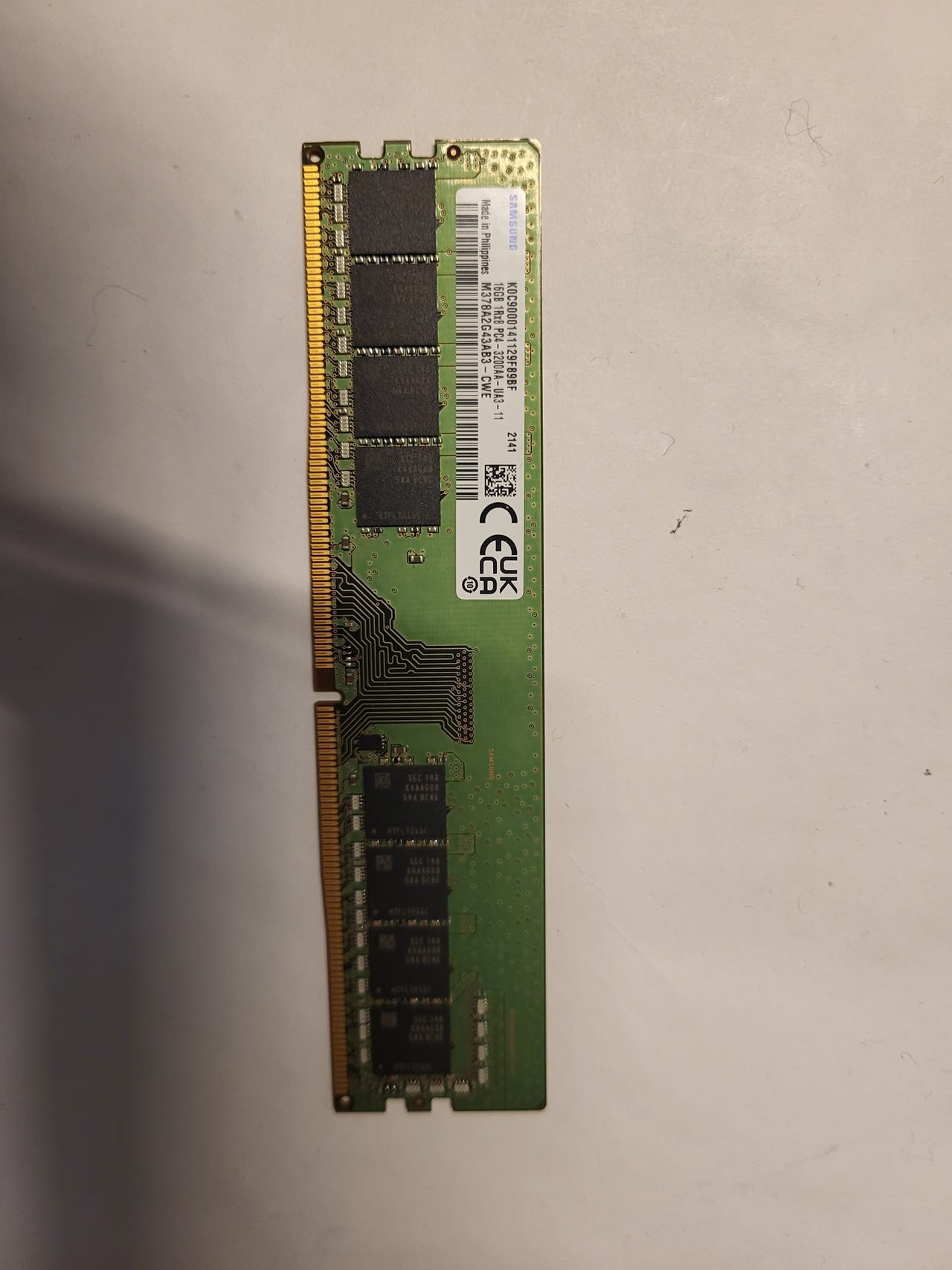 Myydään: Samsung DDR4 16 GB 3200 MHz RAM-muistikampa
