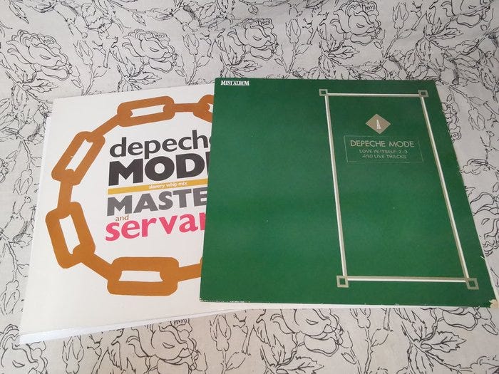 Depeche Mode - 2x Vinyl - Master And Servant (Slavery Whip Mix) &