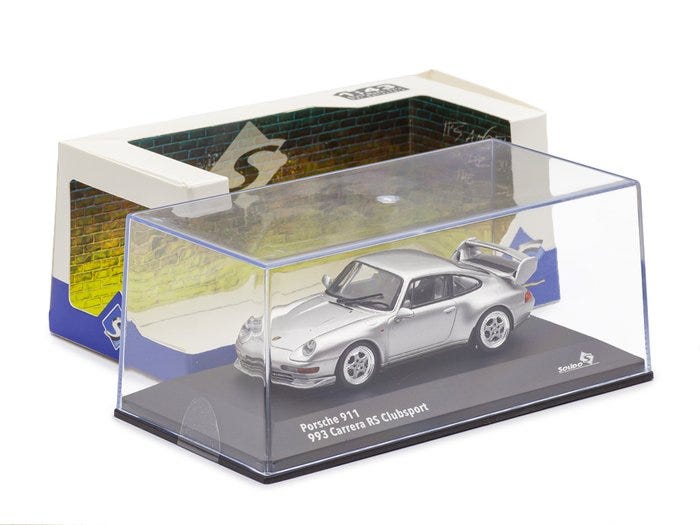 Solido 1:43 - Urheiluauton pienoismalli - Porsche 911 (993) Carre