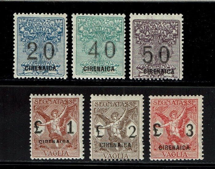 Italian Cyrenaica 1924 - Vaglia-merkkejä varten ** MNH - Sassone