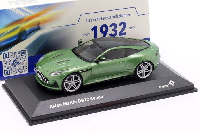 Solido 1:43 - Urheiluauton pienoismalli - Aston Martin DB12 Coupe