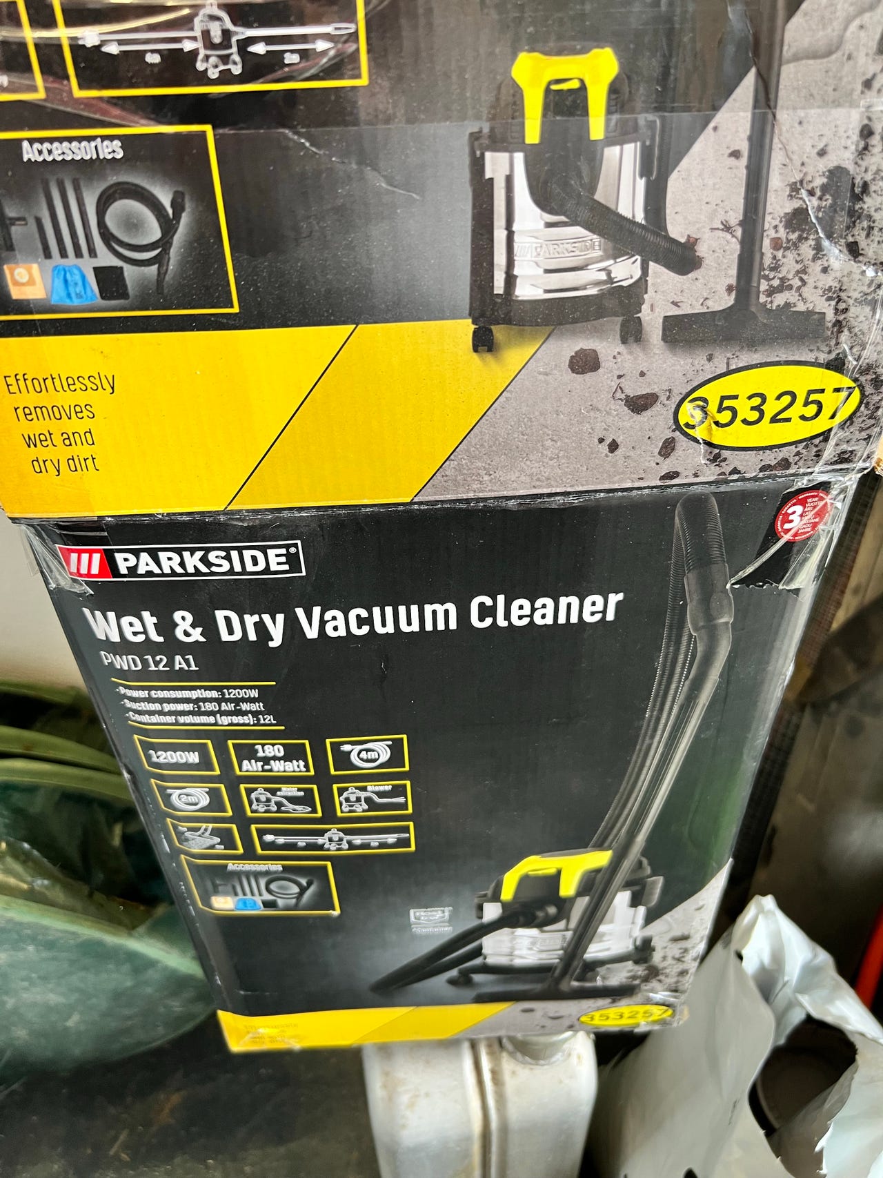 Parkside Wet & Dry Vacuum Cleaner märkä-kuivaimuri