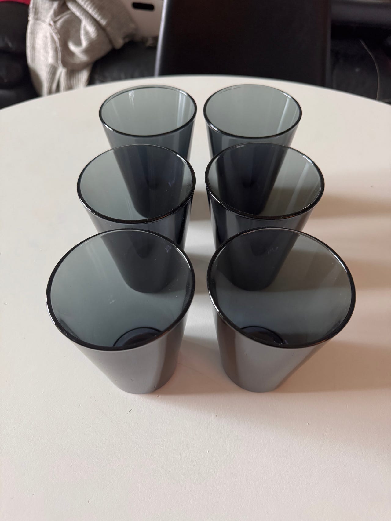 Iittala Kartio juomalasit 40 cl, harmaa, 6 kpl