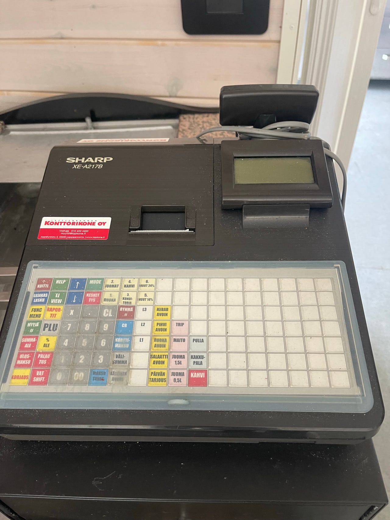 Sharp ER-A770 kassakone