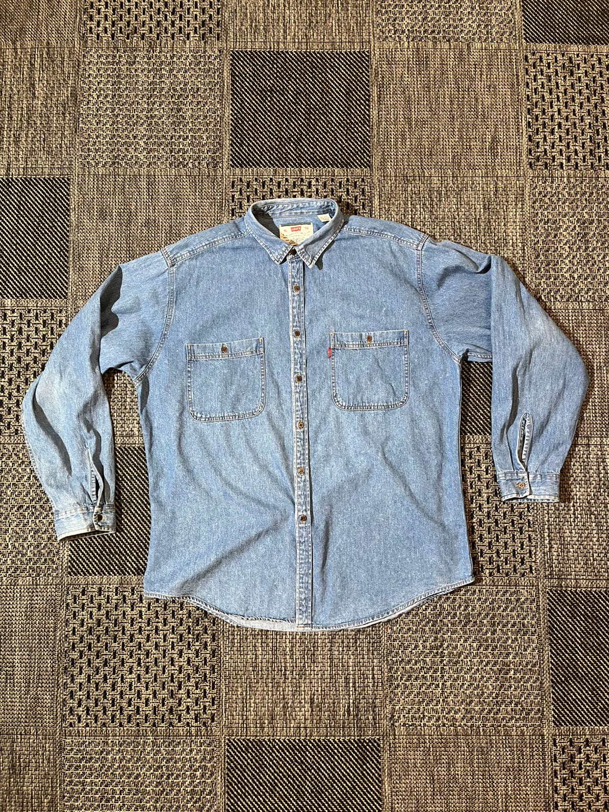 Levis miesten XL reg Hong Kong 100%cotton vintage farkkupaita de