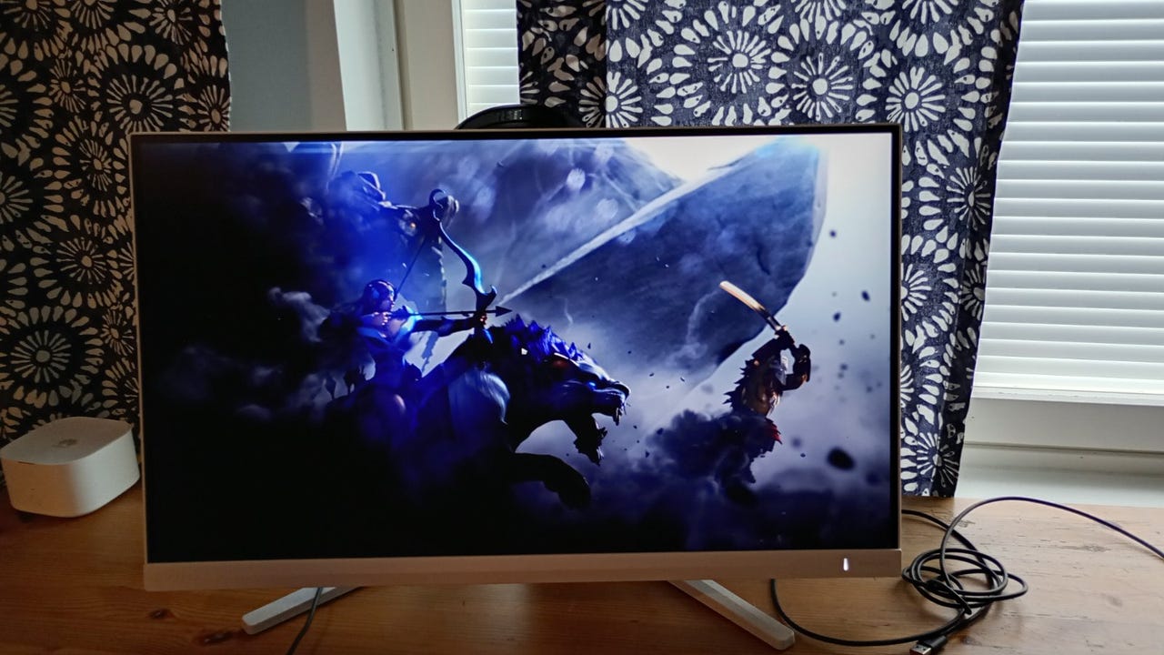 Philips Envia 180Hz, 27-pelinäyttö, valkoinen.