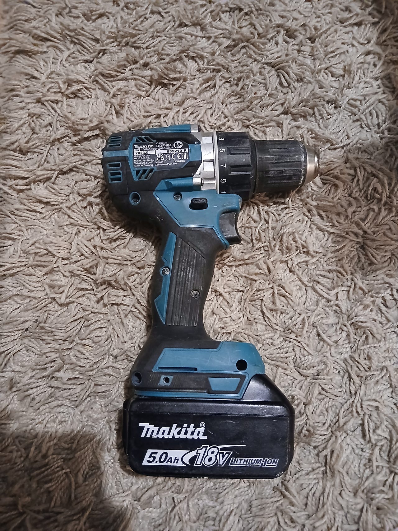 Makita DDF484 Akkuporakone + 5.0Ah Akku