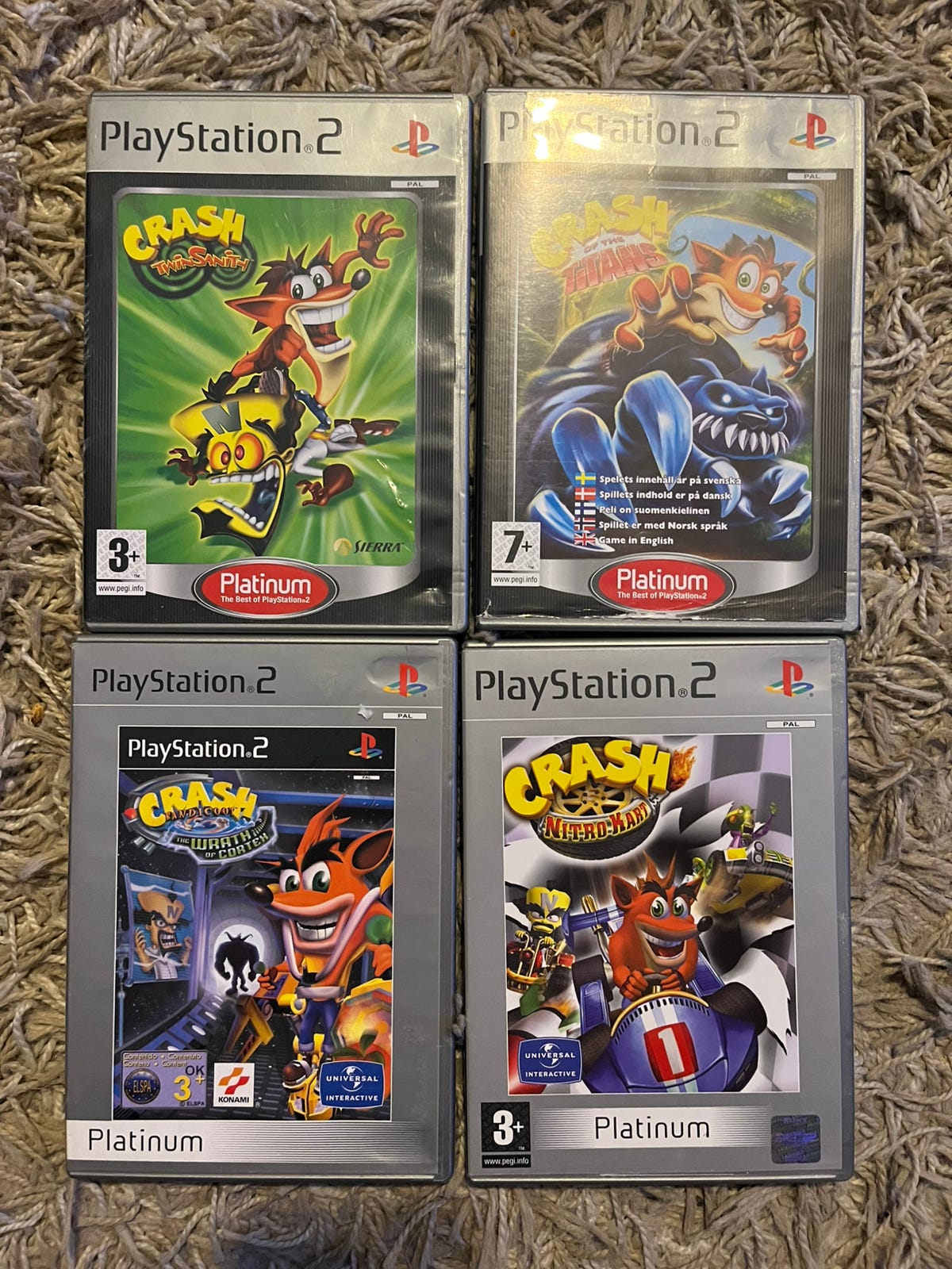 Crash Bandicoot x4 Ps2
