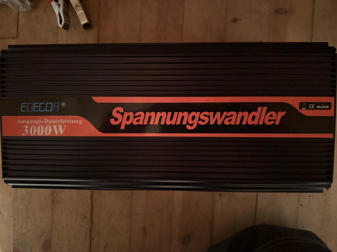 Uusi EDECOA DPM30 3000W 12V→230V invertteri – kaikki tarvikkeet m