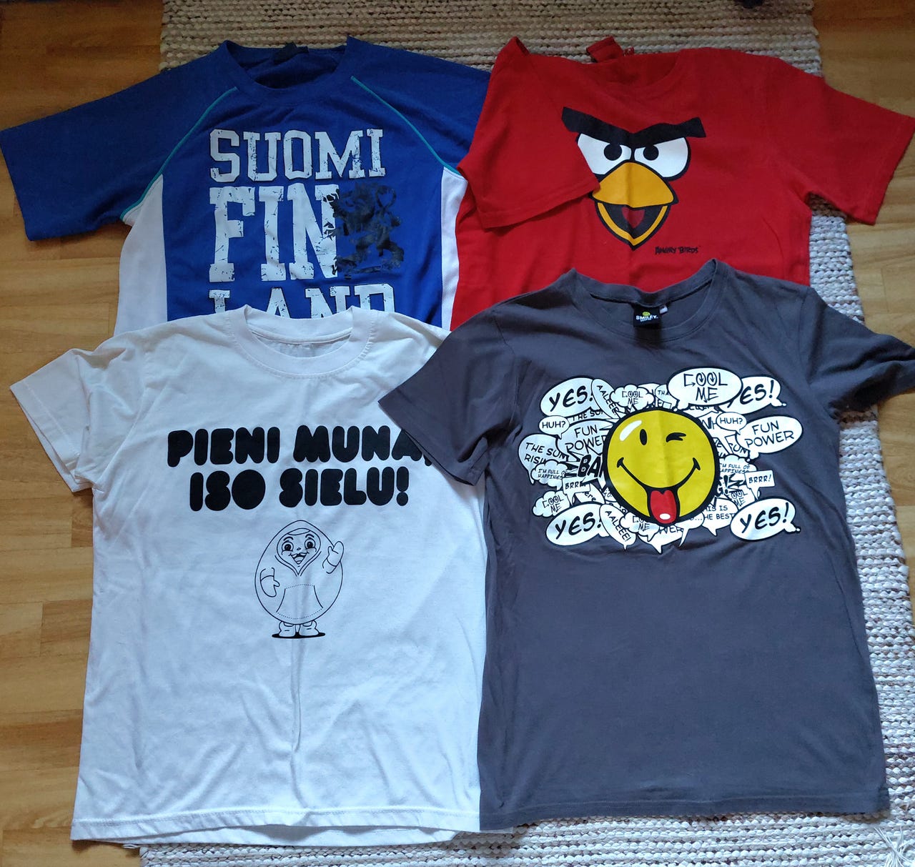 T-Paitoja 4kpl (160 - 170)