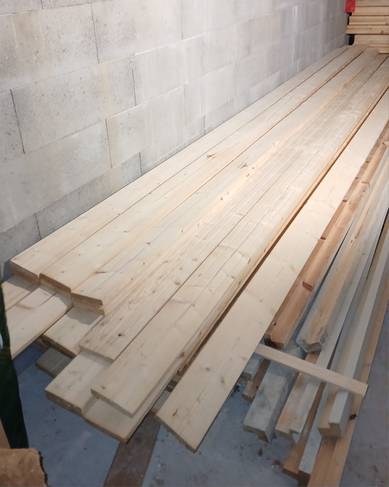 Verhouslauta 20 x 120 x 4500 mm, hienosahattu