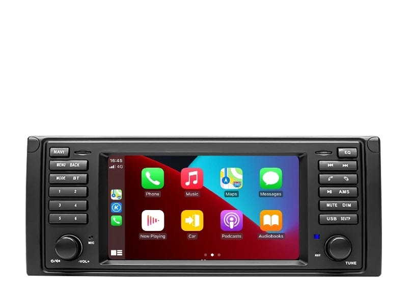 Android soitin 7 tuuman näytöllä BMW X5 E53 1996-2007