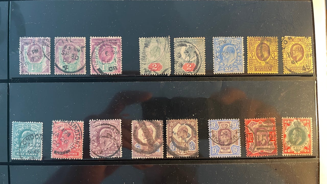 Great Britain 1902-11 King Edward VII KOKOELMA