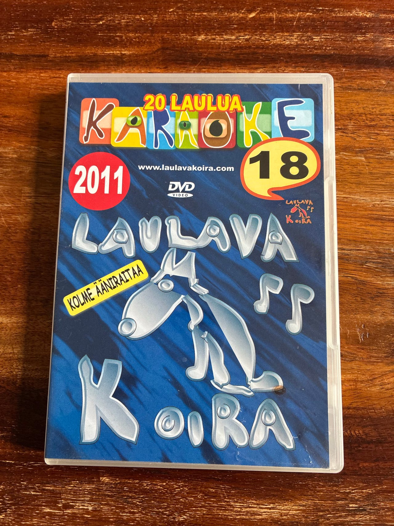 Laulava koira karaoke-DVD 18 – 20 laulua (2011)