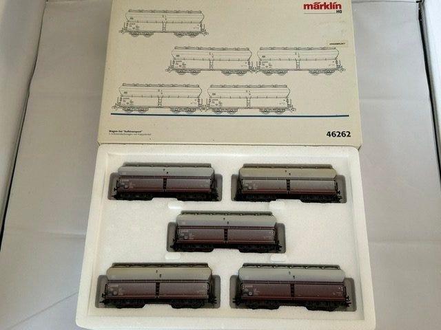 Märklin H0 - 46262 - Pienoisjunaradan tavaravaunusetti (5) - Viis