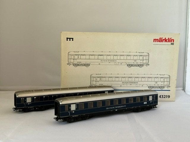 Märklin H0 - 43219 - Pienoisjunaradan matkustajavaunusetti (2) -