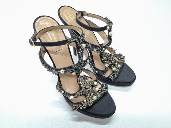 Alberta Ferretti - Korkokengät - Koko: EU 40
