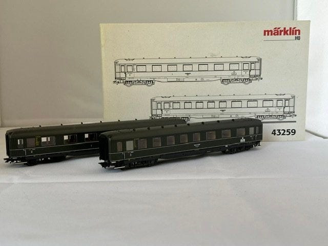 Märklin H0 - 43259 - Pienoisjunaradan matkustajavaunusetti (2) -