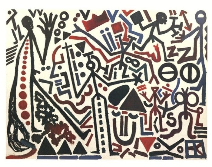 A.R. Penck (1939–2017) - Die Zukunft des Emigranten II, 1983 -