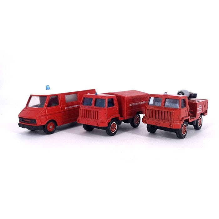Solido 1:43 - Pienoismalliauto (3) - Vintage French Fire Brigade