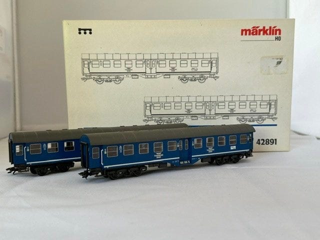 Märklin H0 - 42891 - Pienoisjunaradan matkustajavaunusetti (2) -