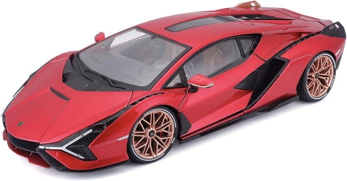 Bburago 1:18 - Pienoismalliauto - Lamborghini Sián FKP 37