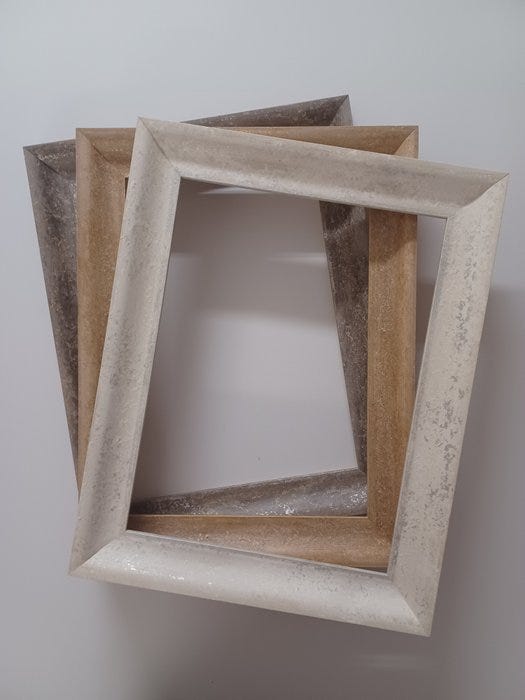 LPM Frames - Kehys (3) - Puu - Valkoinen, hiekanvärinen, harmaa