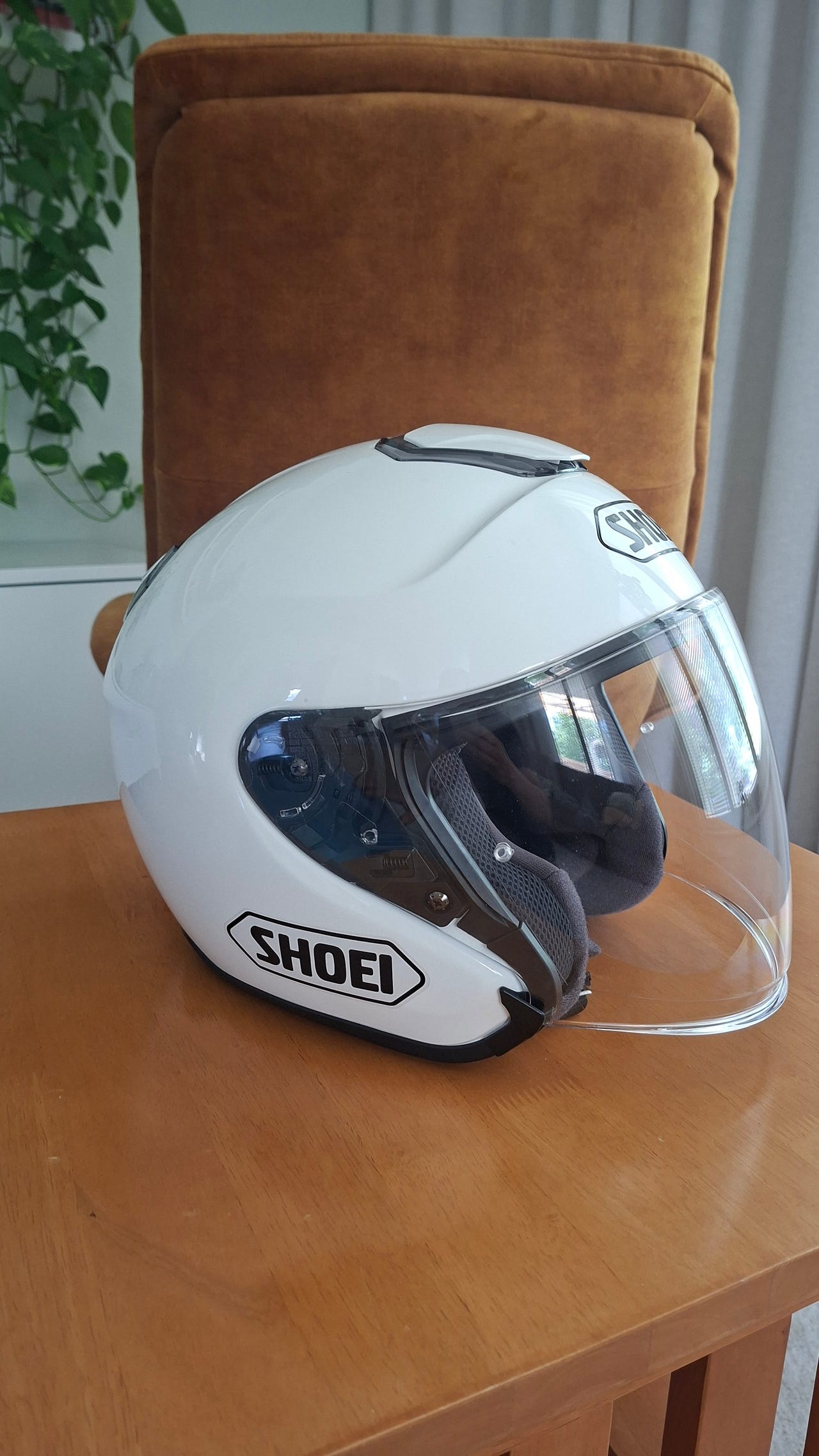 Shoei avokypärä valkoinen
