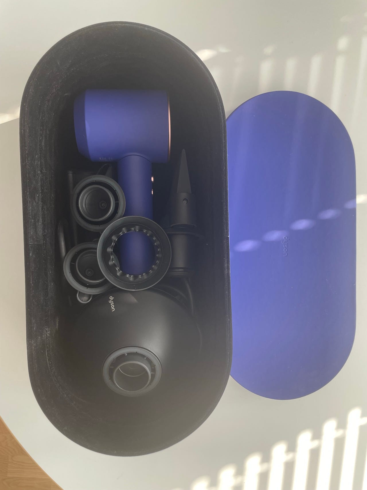 Dyson Supersonic Curly+Coily- hiustenkuivain Prussian blue/Rich C