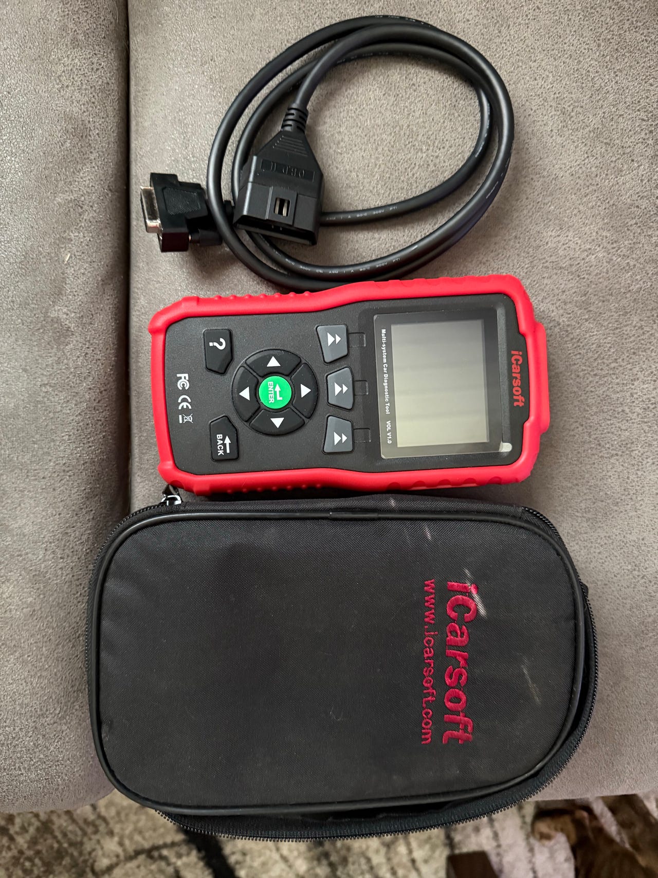 iCarsoft OBD2 vikakoodinlukija  Vol v1.0