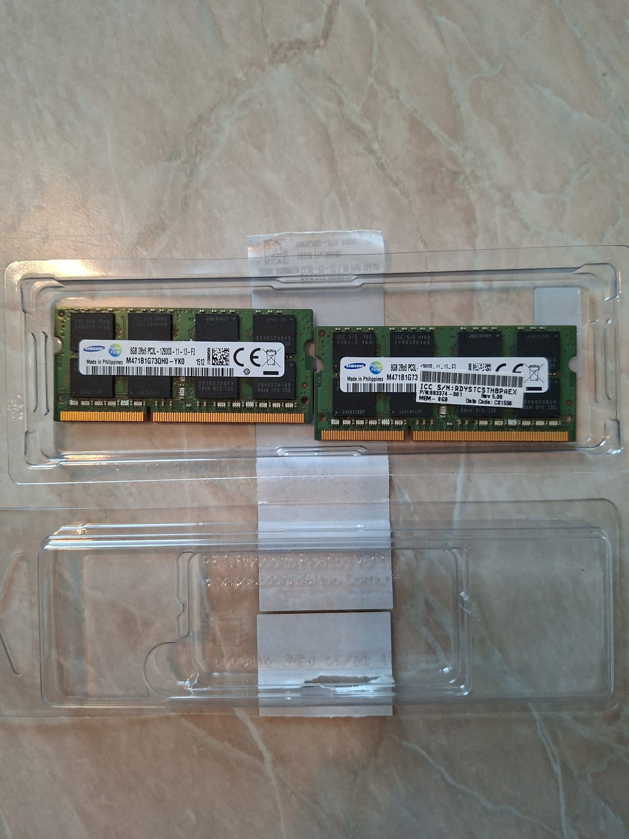 Samsung DDR3 16gb (2x8) SO-DIMM RAM-muistit 2 kpl