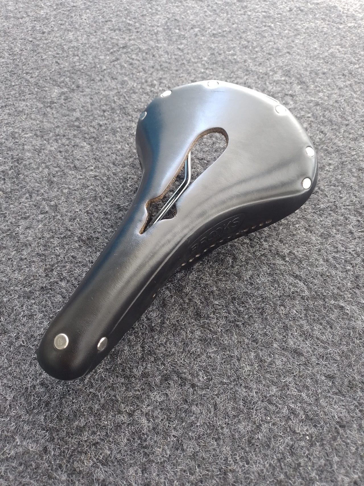 Brooks champion standard b 17 carved
