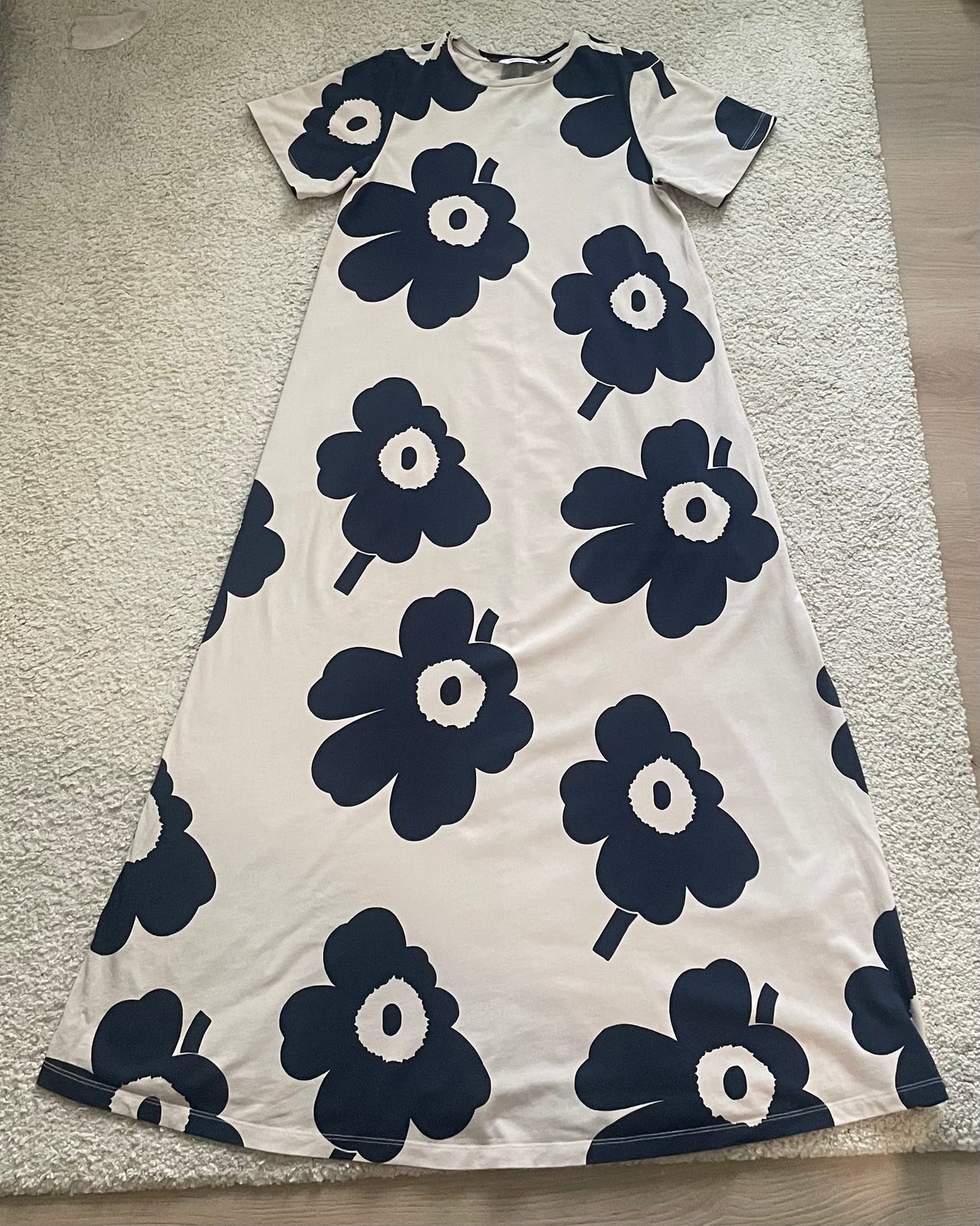 Marimekko kalliokielo unikko mekko S