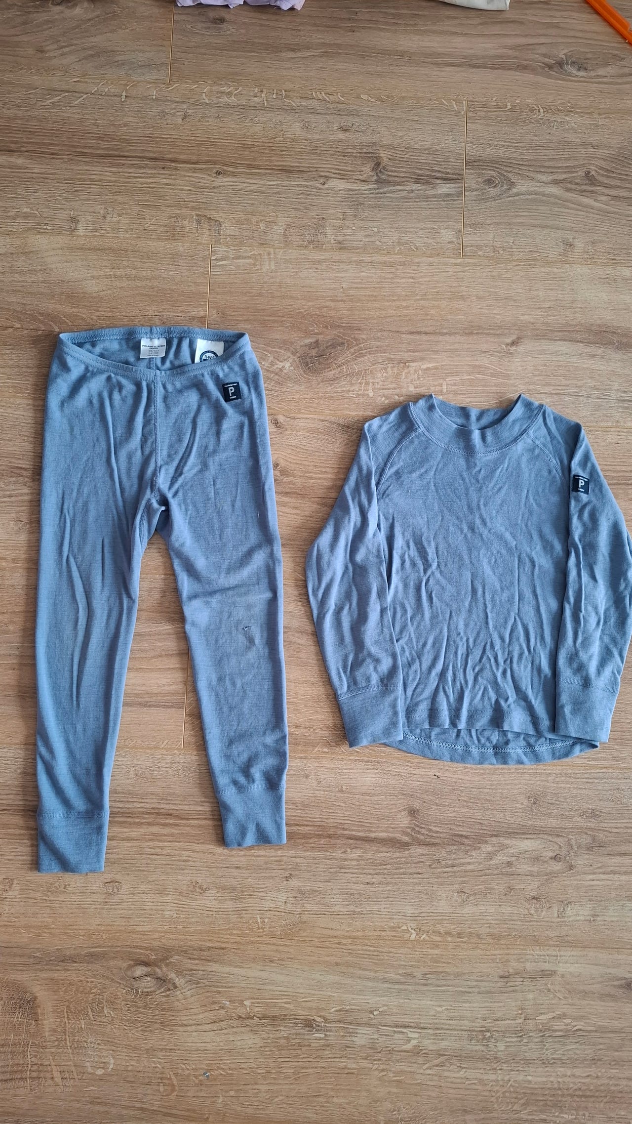 Polarn o pyret sininen merinoasu 98/104cm