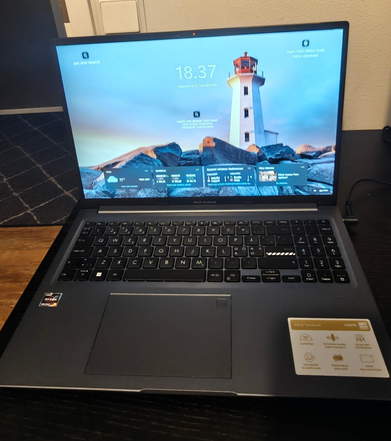 Asus Vivobook 16X Ryzen 5 5600H/512Gt SSD/16Gt DDR4