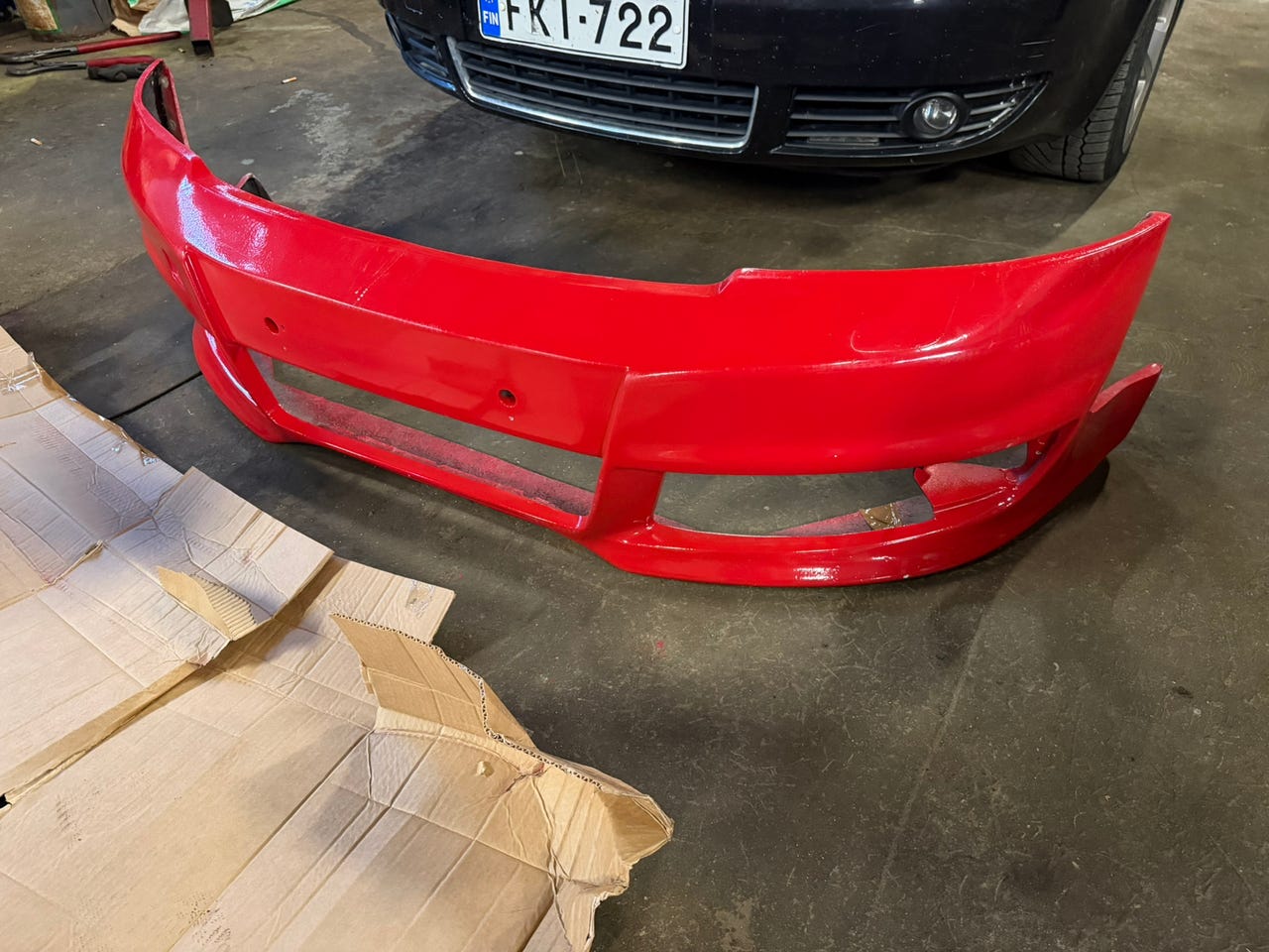 Audi A4 B6 RS4 look etupuskuri