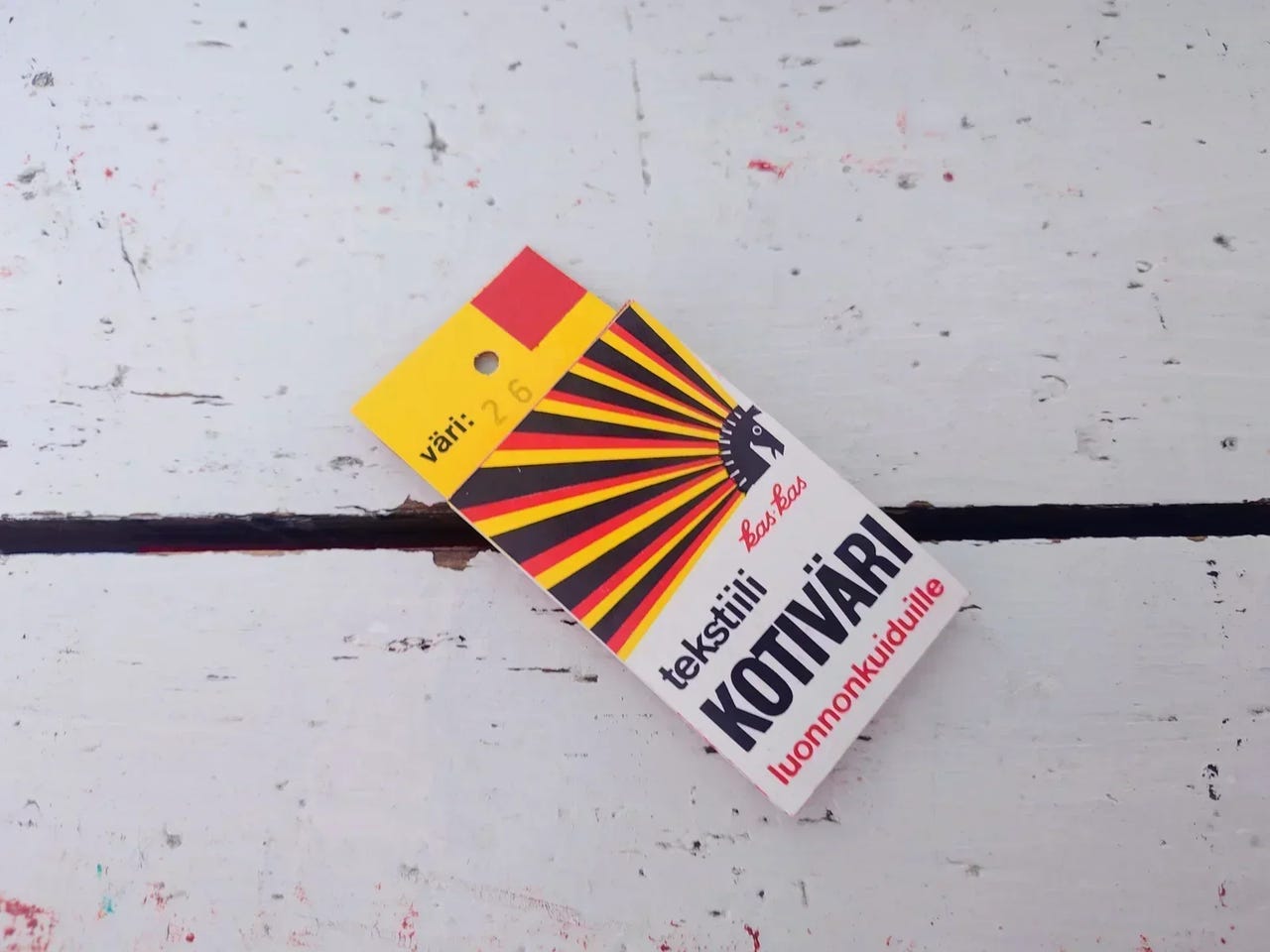 Kas-Kas 60-luvun kotiväri punainen tekstiiliväri