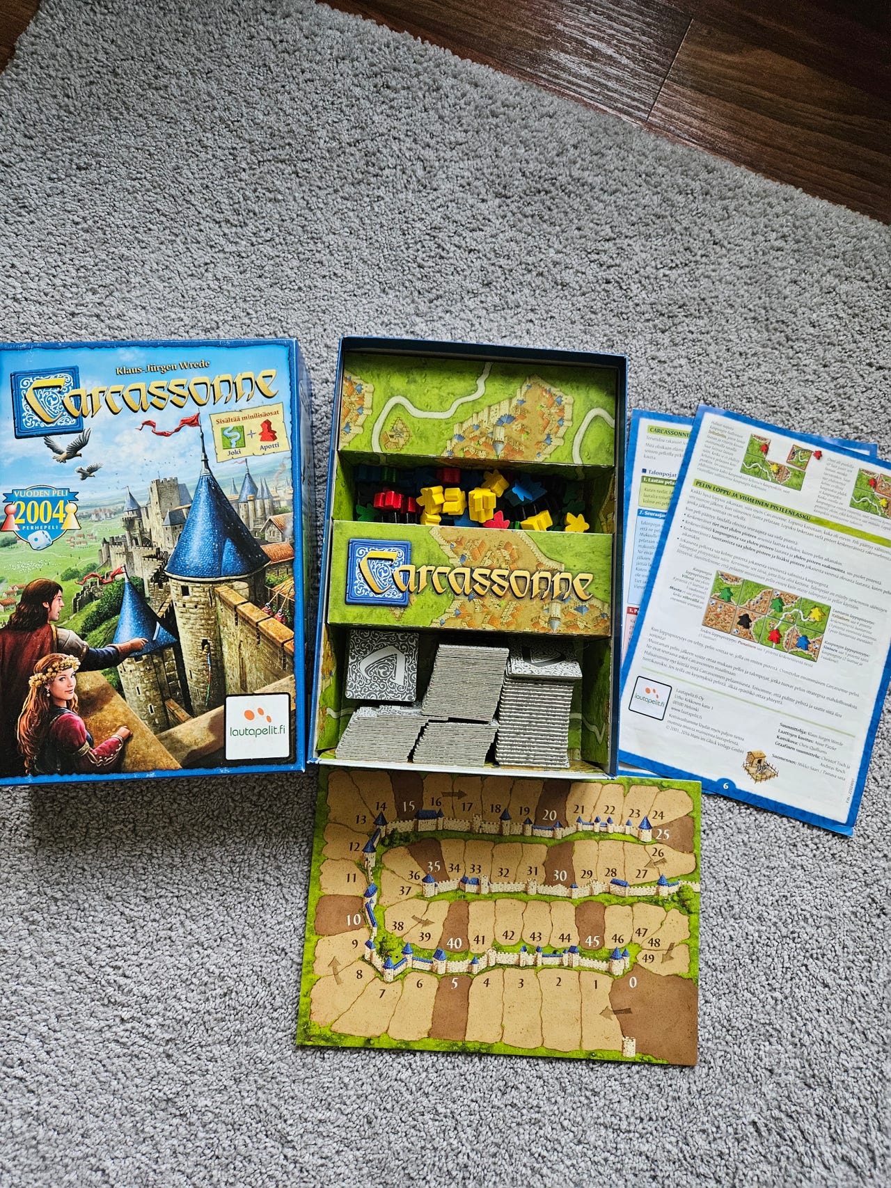 Carcassonne lautapeli