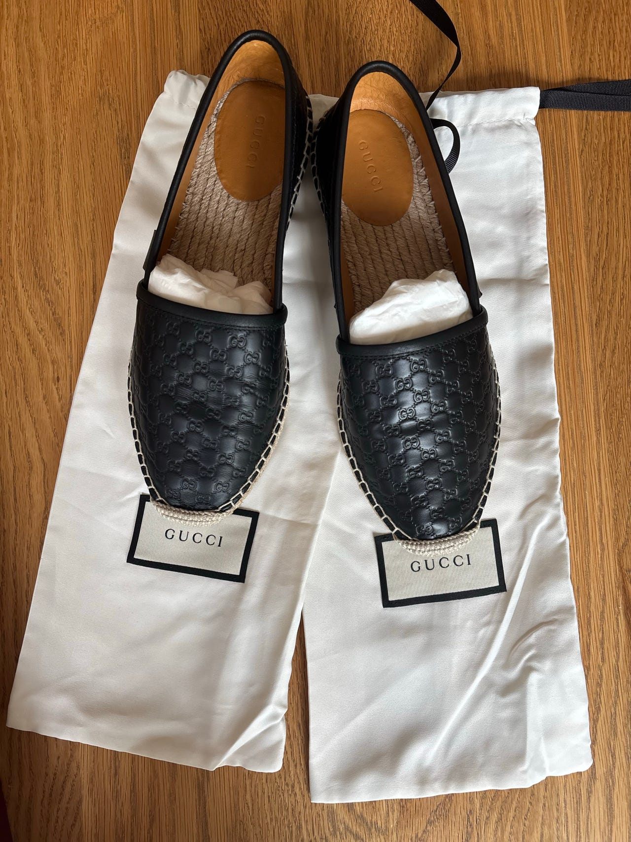 Guccin nahkaiset espadrillot koko 37,5
