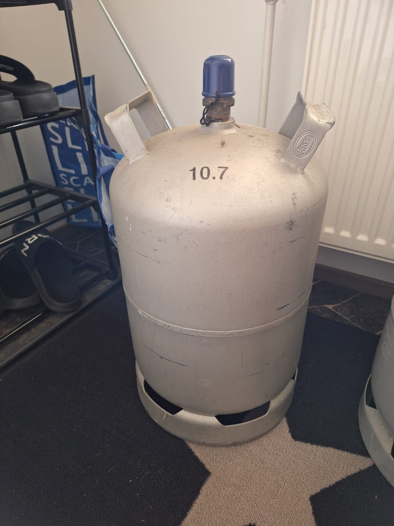 Kaasupullo 10,7 kg