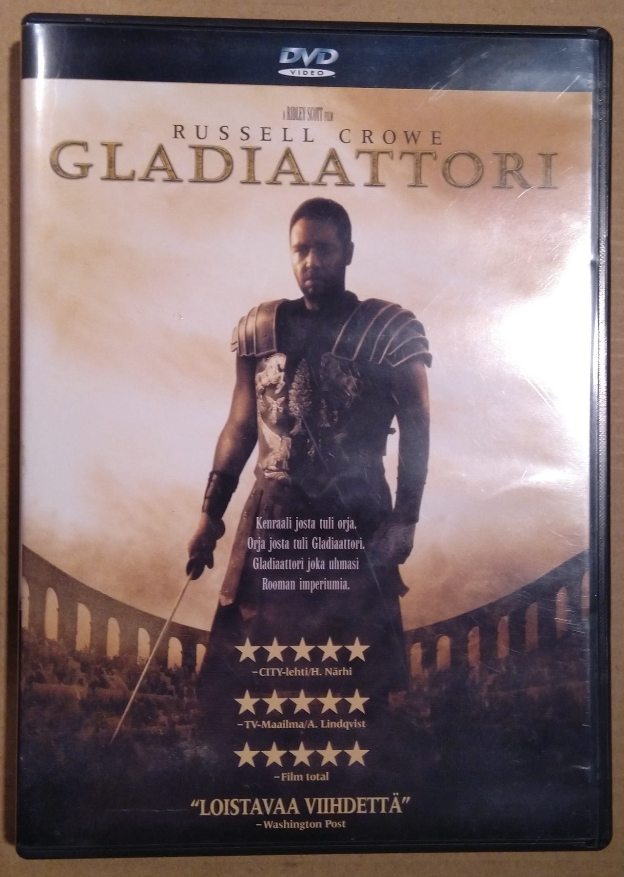Gladiaattori dvd