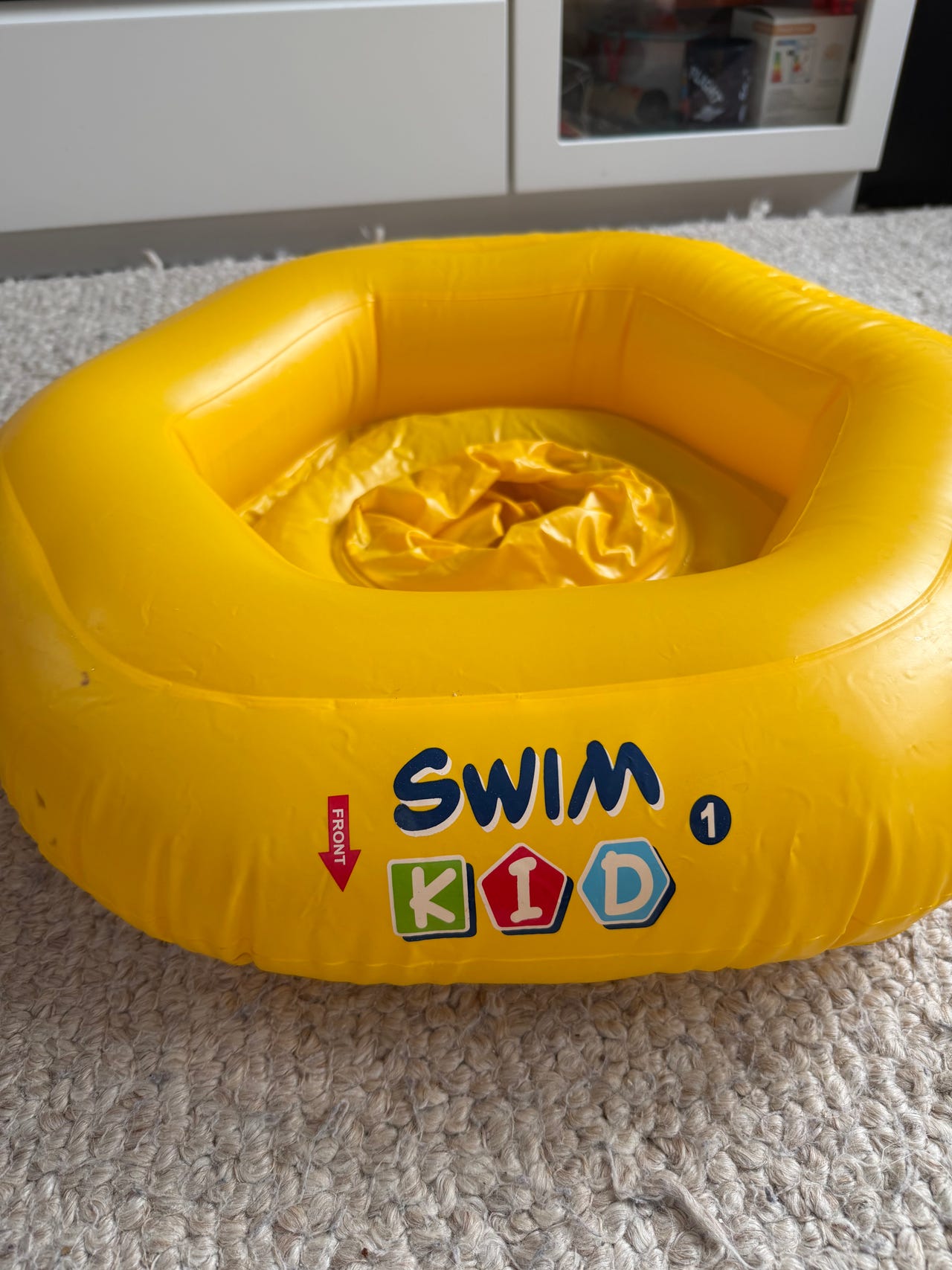 Swim Kid 1 keltainen lasten uima-allasrengas
