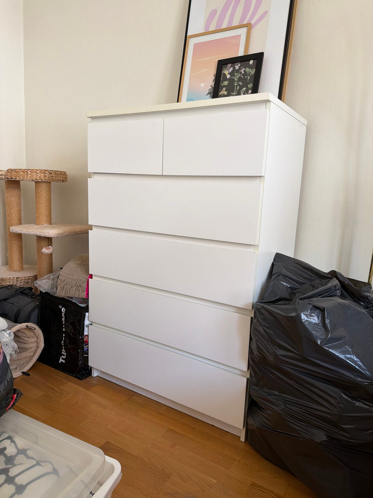 Ikea Malm 6 laatikon lipasto